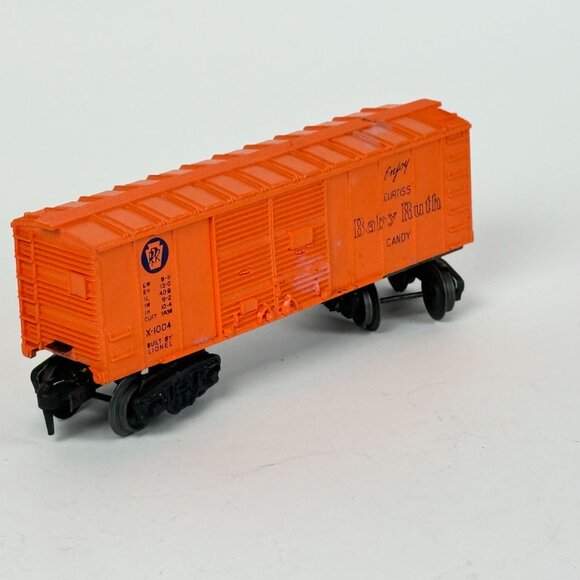 Lionel X-1004 Baby Ruth Candy Boxcar Vintage Model Train Orange PRR Collectible - Picture 5 of 8